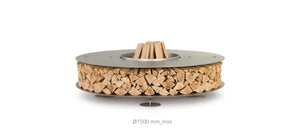 AK47 Design Zero Inox 1000 mm Wood-Burning Fire Pit-The Outdoor Fireplace Store