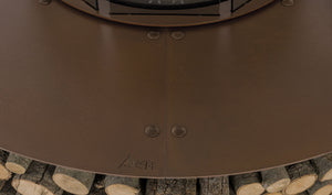 AK47 Design Zero Corten Natural 1000 mm Wood-Burning Fire Pit-The Outdoor Fireplace Store
