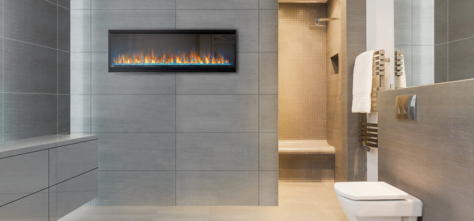 Napoleon Alluravision™ 50 Slimline Electric Fireplace NEFL50CHS - The Outdoor Fireplace Store