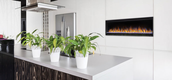 Napoleon Alluravision™ 60 Slimline Electric Fireplace NEFL60CHS - The Outdoor Fireplace Store