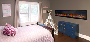 Napoleon Alluravision™ 74 Deep Depth Electric Fireplace NEFL74CHD - The Outdoor Fireplace Store