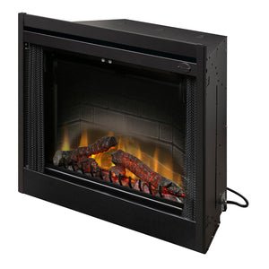 Dimplex 33" Direct-wire Firebox with Brick Herringbone BF33DXP - The Outdoor Fireplace Store