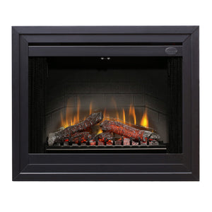 Dimplex 33" Direct-wire Firebox with Brick Herringbone BF33DXP - The Outdoor Fireplace Store