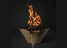 Load image into Gallery viewer, Slick Rock Concrete 29&quot; Cascade Conical Fire on Glass with Electronic Ignition
