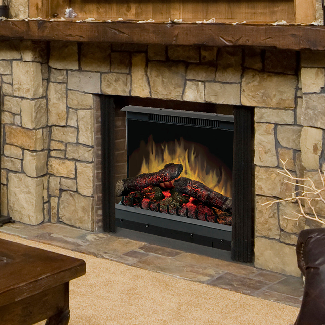 Dimplex 23 Deluxe Logset Electric Fireplace Insert DFI2310 – The Outdoor  Fireplace Store