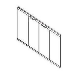 Superior Stainless on Bronze Tinted Glass Panel GEP-36BS - The Outdoor Fireplace Store