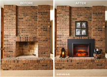 Load image into Gallery viewer, Outdoor GreatRoom GI-29 Gallery Electric Fireplace Insert 42&quot; Surround - The Outdoor Fireplace Store