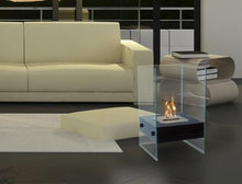 Load image into Gallery viewer, Anywhere Fireplace Hudson Indoor/Outdoor Floor Standing - Black - The Outdoor Fireplace Store