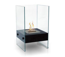Load image into Gallery viewer, Anywhere Fireplace Hudson Indoor/Outdoor Floor Standing - Black - The Outdoor Fireplace Store