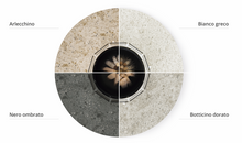 Load image into Gallery viewer, AK47 Design Zero Keramik Nero Ombrato 1500 mm Wood-Burning Fire Pit - The Outdoor Fireplace Store