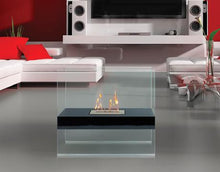 Load image into Gallery viewer, Anywhere Fireplace Madison Indoor/Outdoor Floor Standing - Black - The Outdoor Fireplace Store