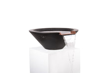 Load image into Gallery viewer, Top Fires 31&quot; Concrete GFRC Water Bowl Tapered Round OPT-31RWO - The Outdoor Fireplace Store