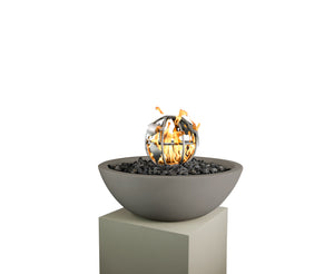 Top Fires Burning Globe 12" Ornament OPT-FG12 - The Outdoor Fireplace Store