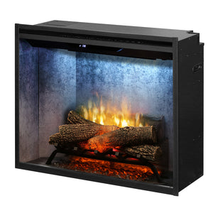 Dimplex 30" Revillusion Weathered Concrete Electric Firebox 500002389 - The Outdoor Fireplace Store