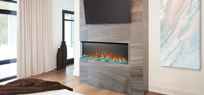Napoleon Trivista™ 50 Built-in Electric Fireplace Three-Sided - The Outdoor Fireplace Store