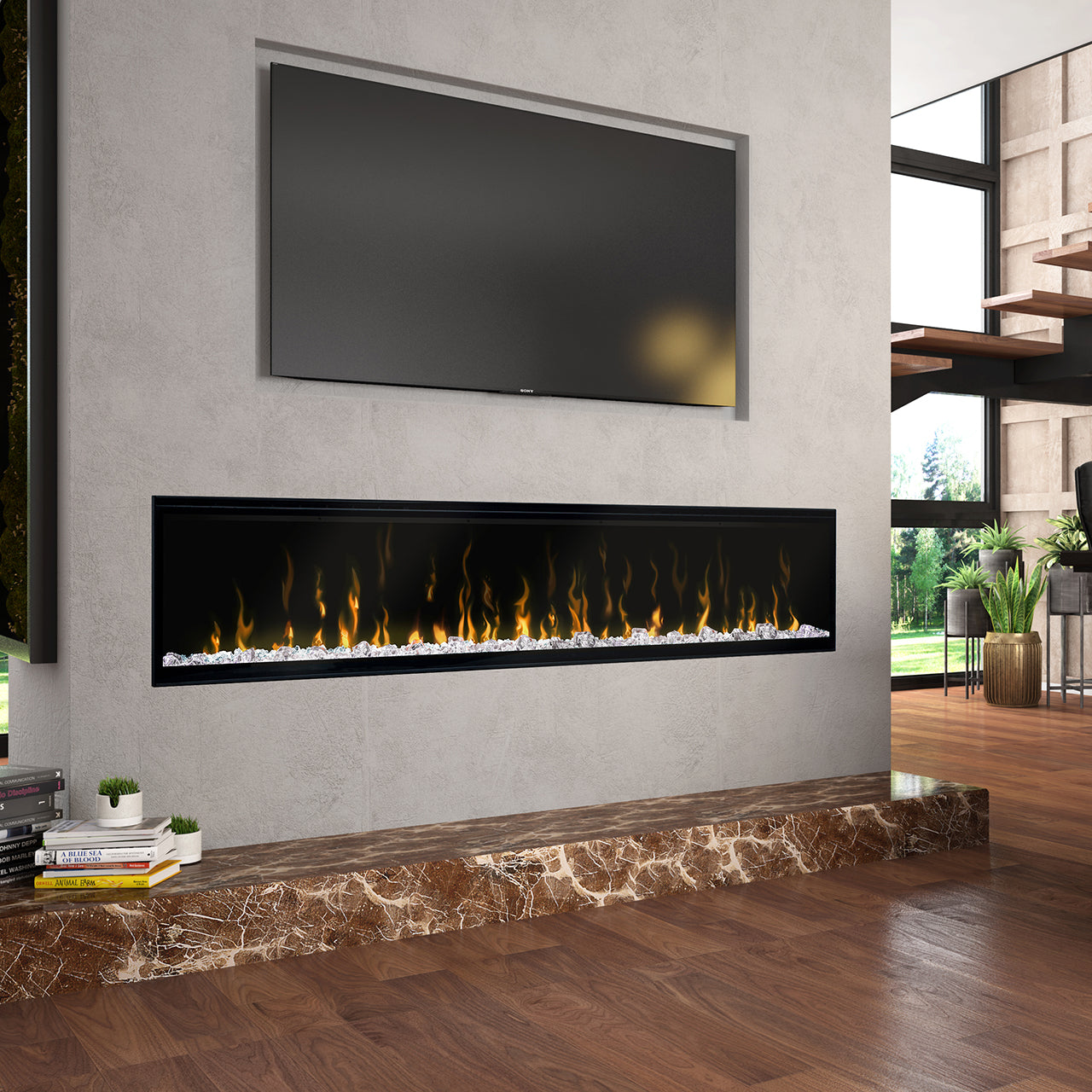 Dimplex 74 IgniteXL Linear Electric Fireplace XLF74 – The Outdoor Fireplace  Store