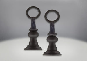 Napoleon Andirons Painted Black Finish ANI-K - The Outdoor Fireplace Store