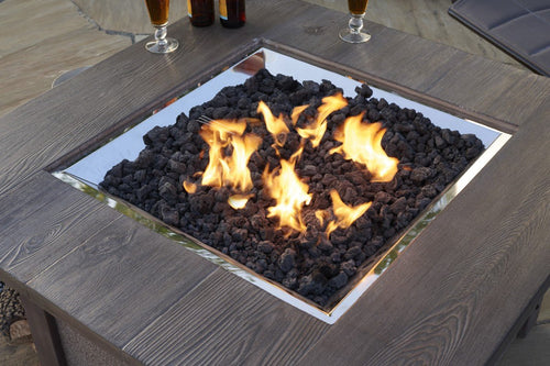 Outdoor GreatRoom Fire Media Black Natural Lava Rock LAVA-BLK - The Outdoor Fireplace Store
