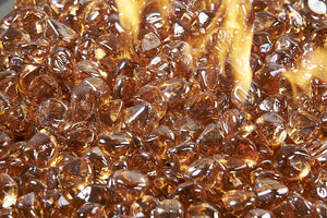 Outdoor GreatRoom Fire Media Crystal Fire Diamonds Large Copper 5 lbs - The Outdoor Fireplace Store