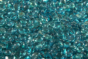 Outdoor GreatRoom Fire Media Crystal Fire Gems Aqua Marine 5lbs CFGAM - The Outdoor Fireplace Store