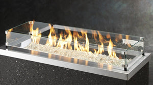 Outdoor GreatRoom Glass Wind Guard GLASS GUARD-1242 - The Outdoor Fireplace Store