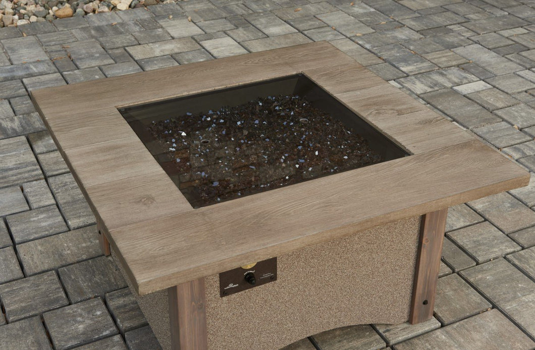 Outdoor GreatRoom Grey Glass Burner Cover 2424-GREY-GLASS-COVER - The Outdoor Fireplace Store