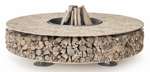 AK47 Design Zero Keramik Arlecchino 1500 mm Wood-Burning Fire Pit - The Outdoor Fireplace Store