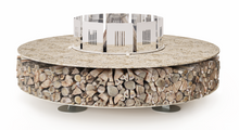 Load image into Gallery viewer, AK47 Design Zero Keramik Arlecchino 1500 mm Wood-Burning Fire Pit - The Outdoor Fireplace Store