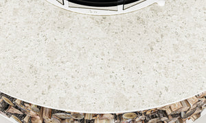 AK47 Design Zero Keramik Bianco Greco 1500 mm Wood-Burning Fire Pit