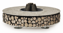 Load image into Gallery viewer, AK47 Design Zero Keramik Botticino Dorato 1500 mm Wood-Burning Fire Pit - The Outdoor Fireplace Store