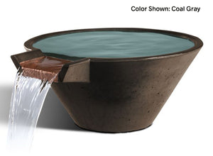 Slick Rock Cascade Conical Water Bowl - The Outdoor Fireplace Store