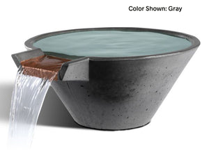 Slick Rock Cascade Conical Water Bowl - The Outdoor Fireplace Store