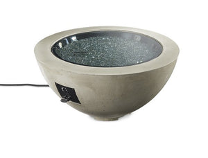 Outdoor GreatRoom Round Cove Fire Bowl 42" Supercast Concrete CV-30 - The Outdoor Fireplace Store