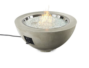 Outdoor GreatRoom Round Cove Fire Bowl 42" Supercast Concrete CV-30 - The Outdoor Fireplace Store