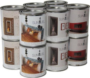 Anywhere Fireplace SunJel Gel Fuel Cans - 12 Pack - The Outdoor Fireplace Store