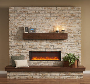 Outdoor GreatRoom Gallery Built-In Linear Electric Fireplace 44" - The Outdoor Fireplace Store