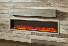 Load image into Gallery viewer, Outdoor GreatRoom Washed Cedar Linear Supercast Wood Mantel GWCT - The Outdoor Fireplace Store