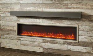 Outdoor GreatRoom Gallery Built-In Linear Electric Fireplace 64" - The Outdoor Fireplace Store