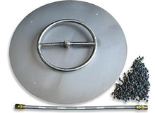 Load image into Gallery viewer, Top Fires 24&quot; Concrete GFRC Fire Bowl Tapered Round Elect. OPT-24RFOE - The Outdoor Fireplace Store