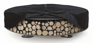 AK47 Design Zero Keramik Nero Ombrato 1000 mm Wood-Burning Fire Pit - The Outdoor Fireplace Store