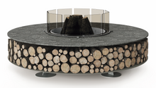 Load image into Gallery viewer, AK47 Design Zero Keramik Nero Ombrato 1000 mm Wood-Burning Fire Pit