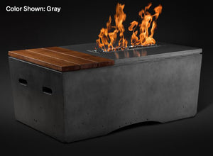Slick Rock Oasis 48" Rectangle Fire Table - The Outdoor Fireplace Store