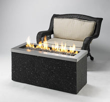 Load image into Gallery viewer, Outdoor GreatRoom Linear Key Largo Fire Pit Table Stainless Steel Top - The Outdoor Fireplace Store
