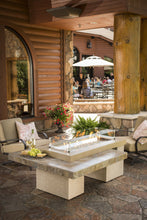 Load image into Gallery viewer, Outdoor GreatRoom Linear Uptown Fire Pit Table Brown Porcelain Tile - The Outdoor Fireplace Store