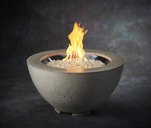 Load image into Gallery viewer, Outdoor GreatRoom Round Cove Fire Bowl 20&quot; Supercast Concrete CV-20 - The Outdoor Fireplace Store