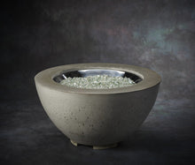 Load image into Gallery viewer, Outdoor GreatRoom Round Cove Fire Bowl 20&quot; Supercast Concrete CV-20 - The Outdoor Fireplace Store
