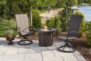 Outdoor GreatRoom Stonefire Fire Table w/Stonefire Composite Top 32" - The Outdoor Fireplace Store