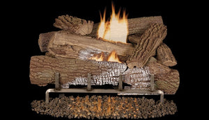 Superior Outdoor Gas Burner System Mossy Oak 24" VF Logs Concrete - The Outdoor Fireplace Store