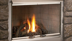 Superior 36" Stainless Steel Outdoor Natural Gas Fireplace VRE4336 - The Outdoor Fireplace Store
