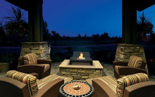 Load image into Gallery viewer, Anywhere Fireplace Gramercy Indoor/Outdoor Floor Standing - Black - The Outdoor Fireplace Store